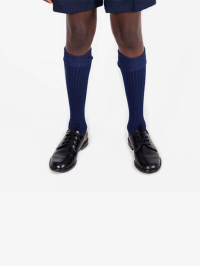 Navy Long Socks